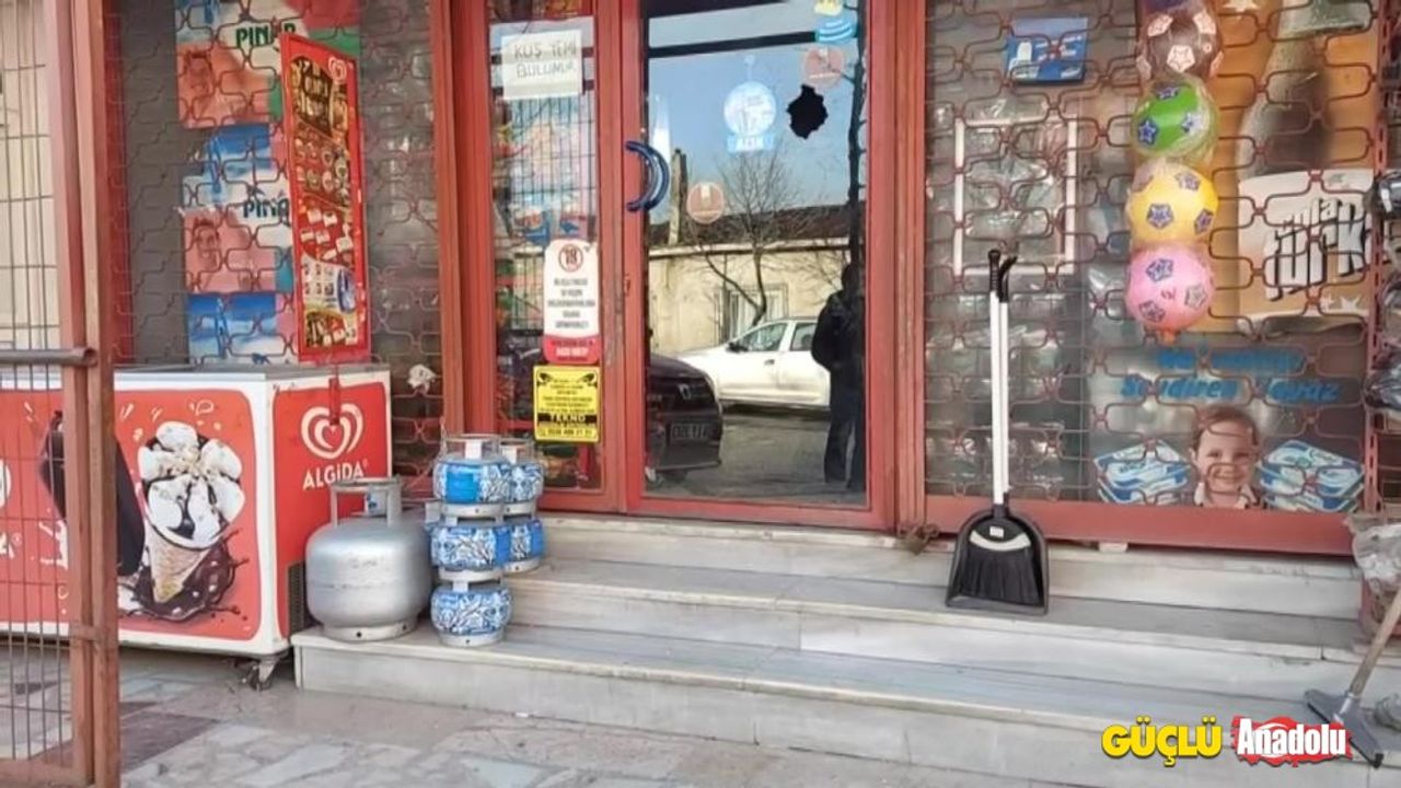 Ümraniye'de markete pompalı tüfekle saldırdı!