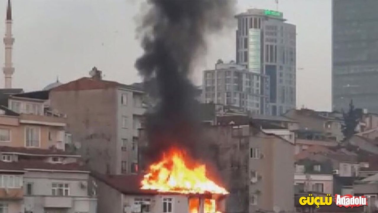 İstanbul'da yangın paniği yaşandı
