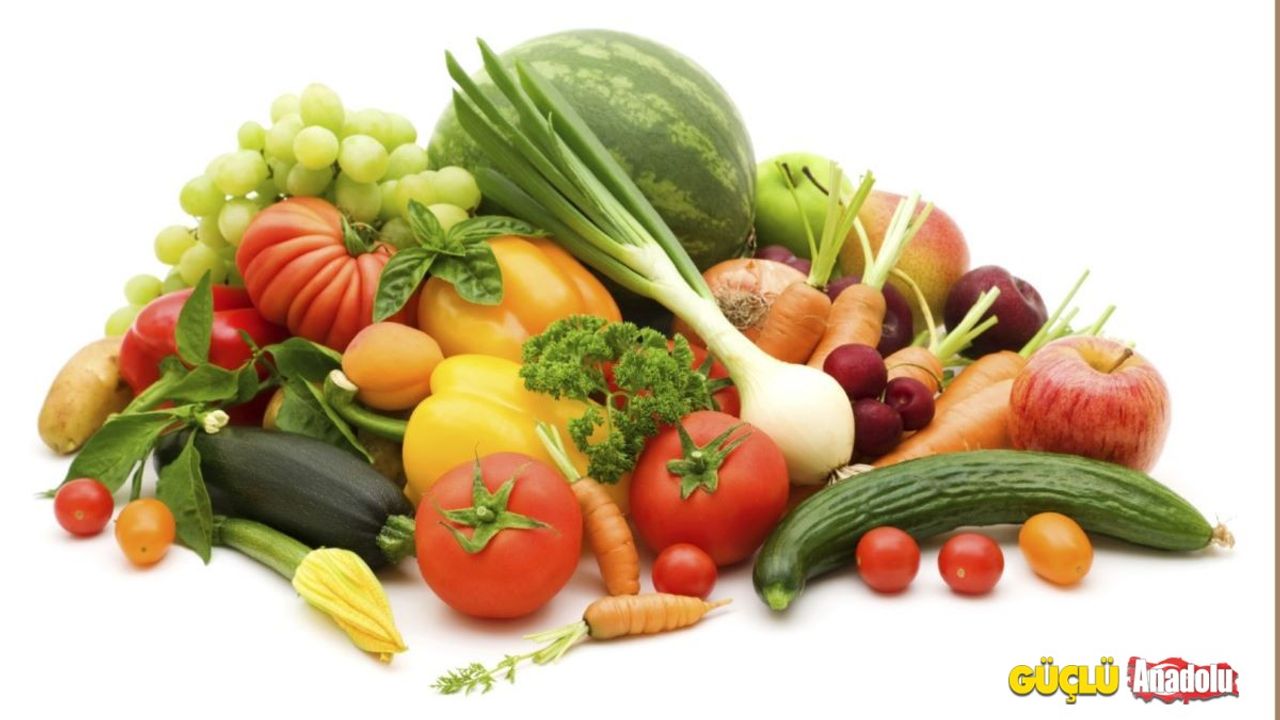 Bahar aylarında sebze ve meyve tüketimine dikkat