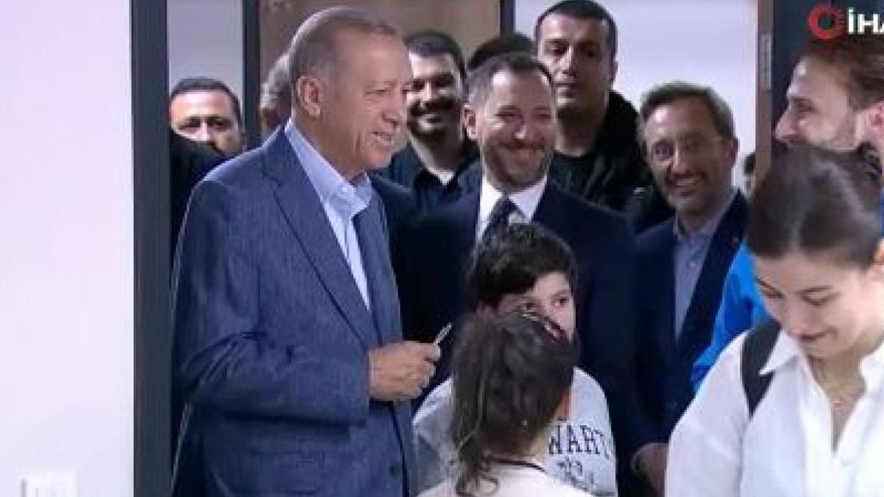 Cumhurbaşkanı Erdoğan, oyunu kullandı