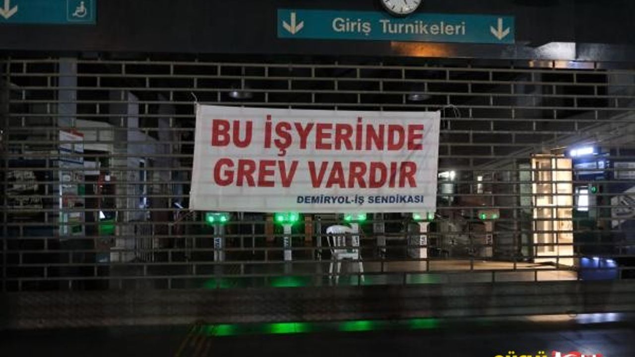 İzmir'de işçiler grevde! Metro ve tramvay seferleri durdu!