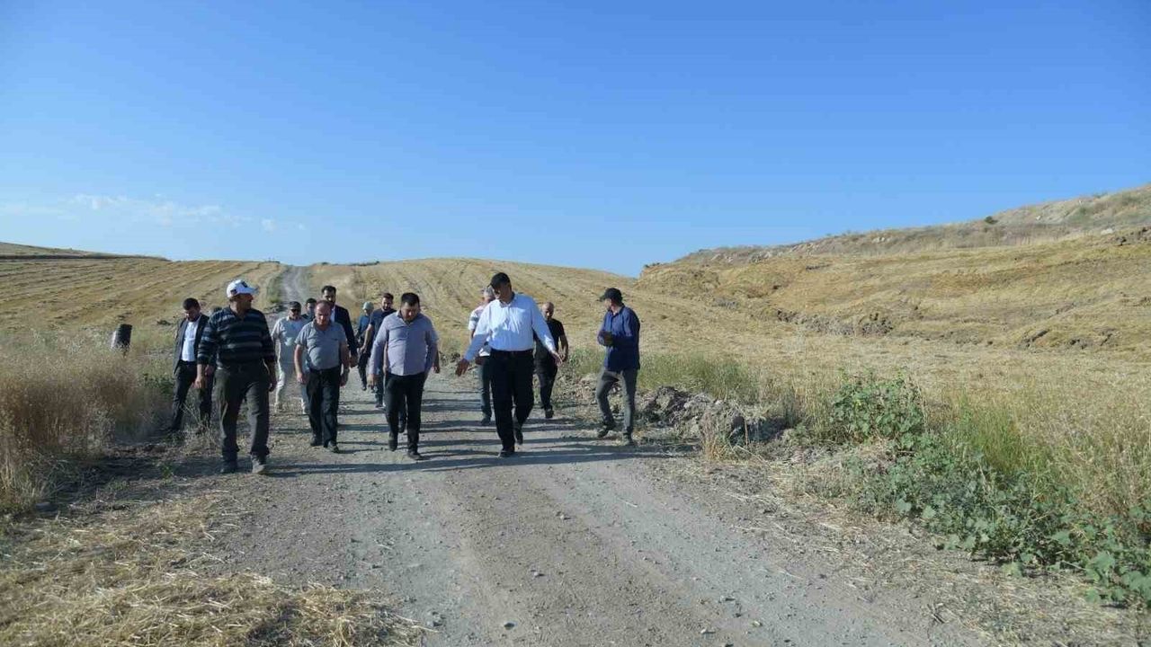 Kahramankazan Belediye Başkanı Oğuz, hafriyat döküm sahalarını gezdi