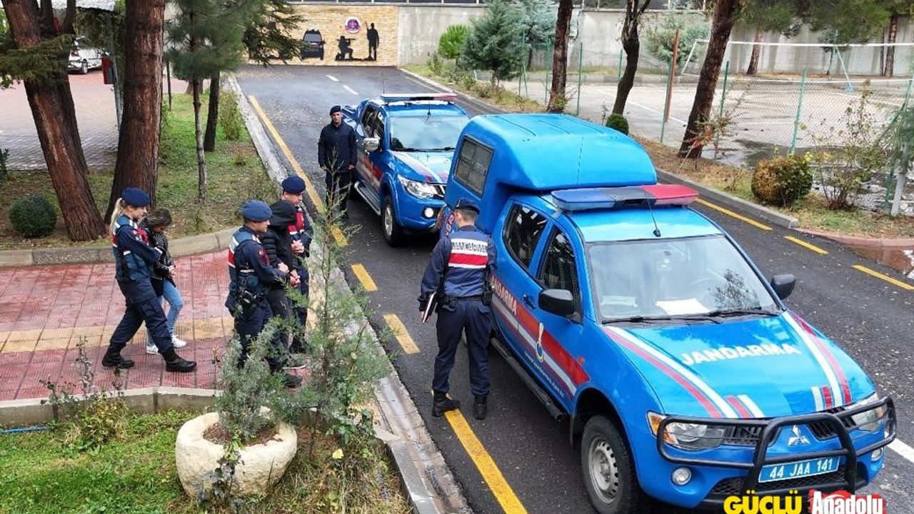 Malatya'da soyguncular jandarmadan kaçamadı