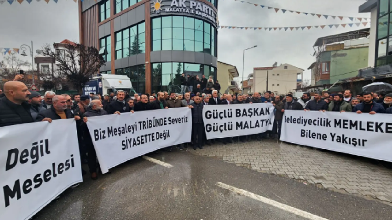 Malatyalılar'dan Selahattin Gürkan'a destek!