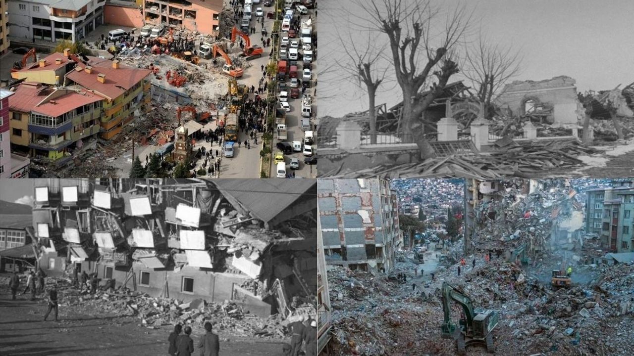 Türkiye'de yaşanan büyük depremler