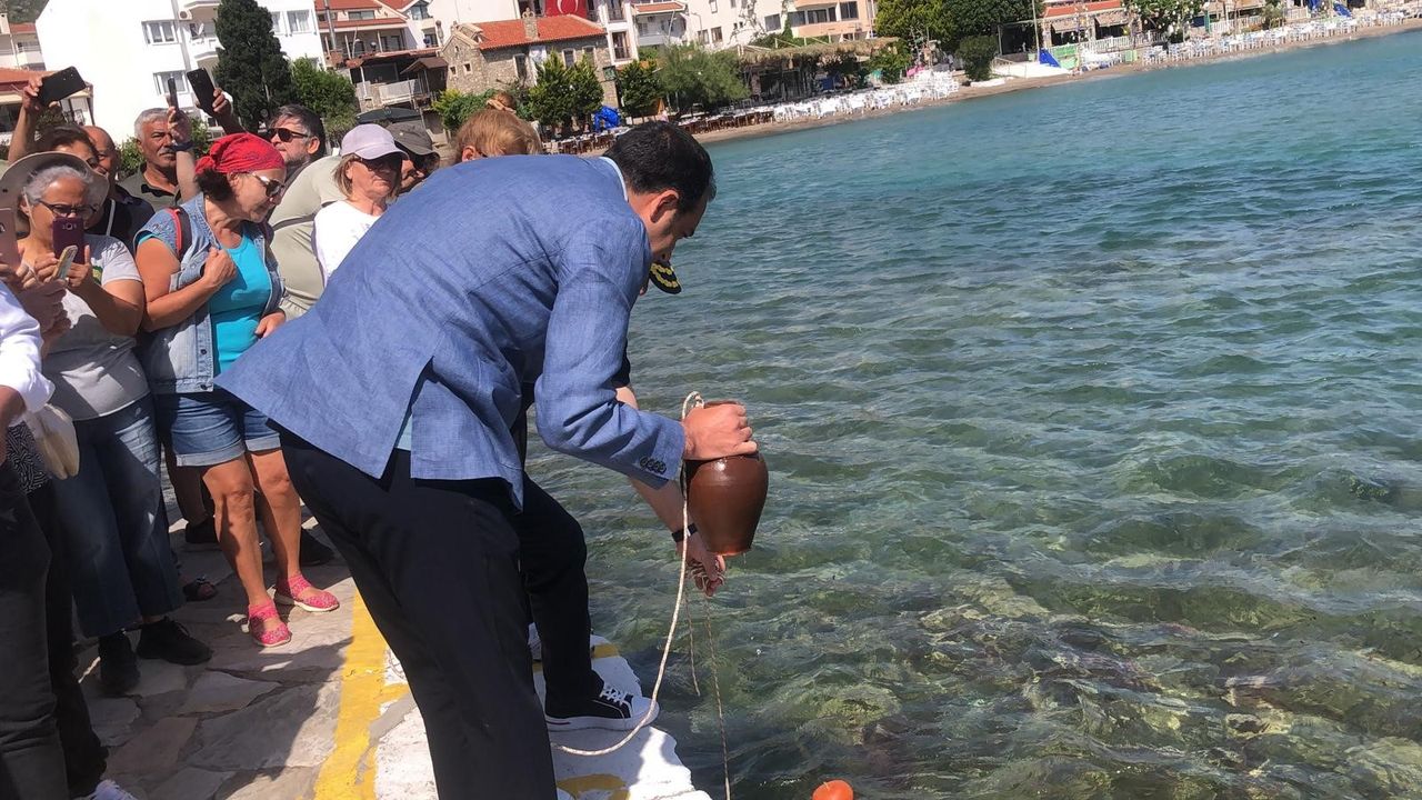 Datça’da 24. kez Akdeniz’den Ege’ye su taşındı!