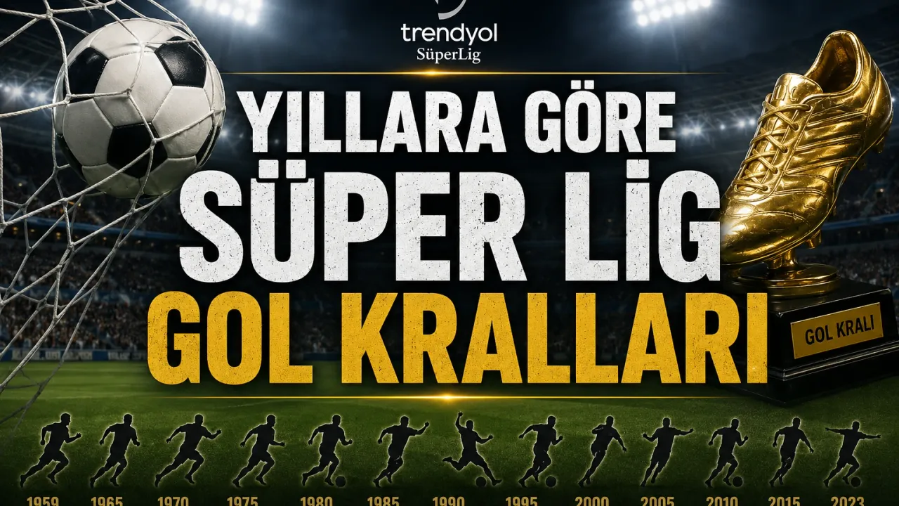 Yıllara göre Süper Lig gol kralları listesi