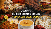 2025’te en çok sipariş edilen yemekler belli oldu
