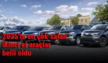 2025'te en çok satan ikinci el araçlar belli oldu