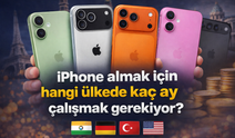 iPhone almak için hangi ülkede kaç ay çalışmak gerekiyor?