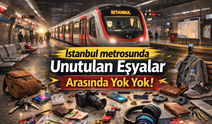 İstanbul metrosunda unutulan eşyalar arasında yok yok!