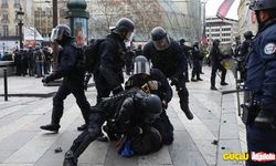 Fransız polislerinden protestoculara orantısız güç