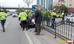 Konya'da otomobilin çarptığı kadına ilk müdahaleyi yoldan geçen doktor yaptı