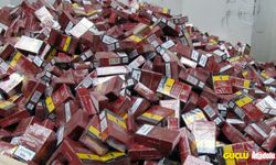 Habur Sınır Kapısı’nda bin 250 paket kaçak sigara ele geçirildi