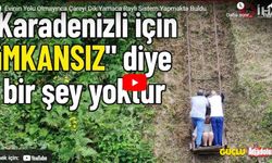 Hüseyin Kadıoğlu, yolu olmayınca raylı sistem yaptı