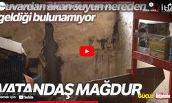 İstanbul Arnavutköy'de duvardan akan suyun nereden geldiği aylardır bulunamıyor