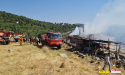 Burdur'da korkutan yangın!