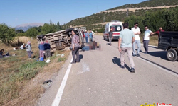 Isparta'da kaza: 1 kişi öldü 12 kişi yaralandı