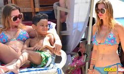 Seçkin Piriler Oğluyla Bodrum'da Tatilde