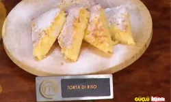 Torta Di Riso tarifi! (Pirinç Keki) MasterChef Torta Di Riso nasıl yapılır?