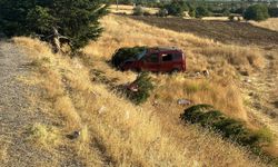 Elazığ’da kaza: Araç şarampole yuvarlandı