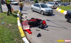 Aydın'ın Söke'de motosiklet kazası