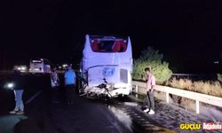 Ankara’da şehirler arası yolcu otobüsüne arkadan tır çarptı