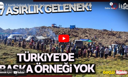 Sanrıdas Dağının Zirvesinde 7 Asırlık Gelenek Yaşatıldı