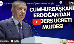 Cumhurbaşkanı Erdoğan'dan öğretmenleri sevindiren haber!