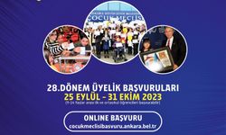 Ankara Büyükşehir Belediyesi Çocuk Meclisi  yeni dönem başvuruları başladı