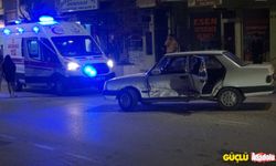 Burdur’da trafik kazası: 2 yaralı