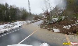 Zonguldak'ta sağanak ve fırtınanın ardından heyelan