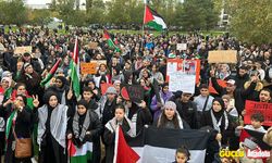 Almanya’da Filistin’e destek gösterisi
