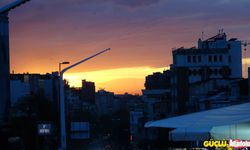 Taksim’de gün batımı manzarası büyüledi