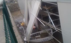 Zonguldak'ta yelken kulübü sular altında kaldı