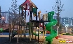 Gaziantep'te oyun parkı alev alev yandı