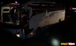 Amasya’da kontrolden çıkan yolcu otobüsü çukura saplandı 6 kişi yaralandı