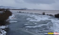 Kura Nehri buz tuttu!