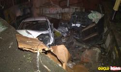 Sultanbeyli'de direksiyon hakimiyetini kaybeden sürücü 1 kişiyi yaraladı!