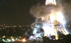 Eyfel Kulesi yandı mı? Eyfel Kulesi neden yanıyor?