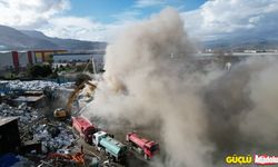 Manisa'dageri dönüşüm tesisinde yangın!