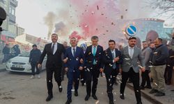 AK Parti Sincan adayı Murat Ercan'a coşkulu karşılama