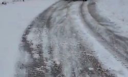 Kar yağışı  30 köy yolunu ulaşıma kapadı!