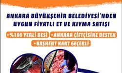 Ankara Büyükşehirden Ramazan ayına özel uygun fiyatlı et ve kıyma satışı