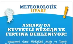 Ankara Valiliğinden fırtına uyarısı!