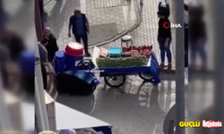 Bursa’da seyyar satıcıların "yer" kavgası kamerada