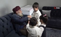 100 Yaşındaki Abdulbaki Kaya, 200'üncü Bayramını Kutlamanın Sevincini Yaşadı