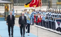 Cumhurbaşkanı Erdoğan, Steinmeier'i Resmi Törenle Karşıladı
