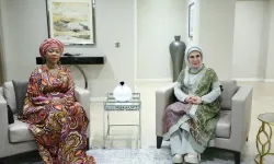 Emine Erdoğan, Sierra Leone Cumhurbaşkanı’nın eşi Maada Bio ile görüştü