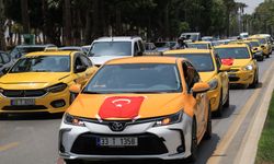 Taksicilere yönelik saldırılar protesto edildi